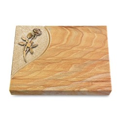 Grabtafel Rainbow Folio Rose 6 (Bronze)