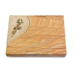 Grabtafel Rainbow Folio Rose 7 (Bronze)