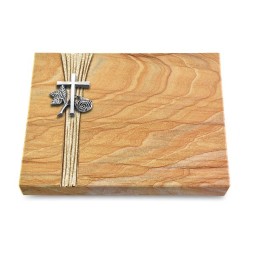 Grabtafel Rainbow Strikt Kreuz 1 (Alu)