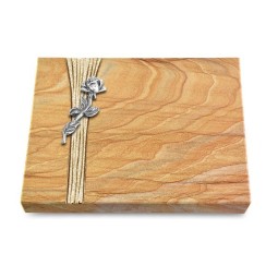 Grabtafel Rainbow Strikt Rose 7 (Alu)