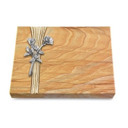 Grabtafel Rainbow Strikt Rose 10 (Alu)