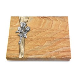 Grabtafel Rainbow Strikt Rose 11 (Alu)