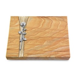 Grabtafel Rainbow Strikt Rose 12 (Alu)