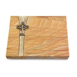 Grabtafel Rainbow Strikt Baum 2 (Bronze)