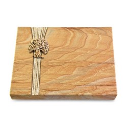 Grabtafel Rainbow Strikt Baum 3 (Bronze)