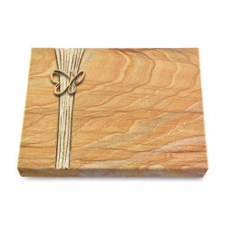 Grabtafel Rainbow Strikt Papillon (Bronze)