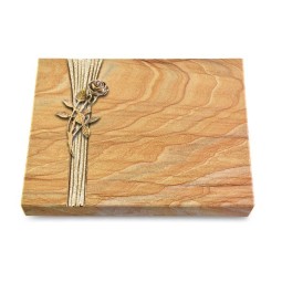 Grabtafel Rainbow Strikt Rose 6 (Bronze)