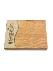 Grabtafel Rainbow Wave Ähren 2 (Bronze)