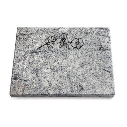 Grabtafel Viskont White Pure Rose 1