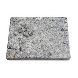 Grabtafel Viskont White Pure Gingozweig 1 (Alu)