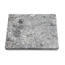 Grabtafel Viskont White Pure Rose 13 (Alu)