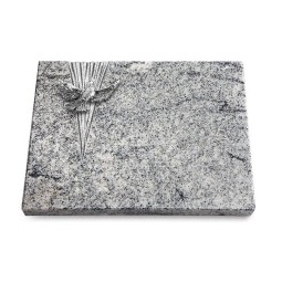 Grabtafel Viskont White Delta Taube (Alu)