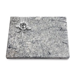 Grabtafel Viskont White Delta Rose 4 (Alu)