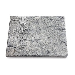 Grabtafel Viskont White Delta Rose 12 (Alu)