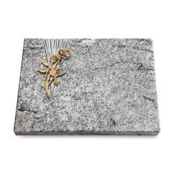 Grabtafel Viskont White Delta Rose 6 (Bronze)