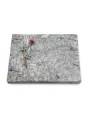 Grabtafel Viskont White Delta Rose 4 (Color)