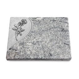 Grabtafel Viskont White Folio Rose 6 (Alu)