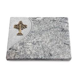 Grabtafel Viskont White Folio Baum 2 (Bronze)