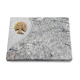 Grabtafel Viskont White Folio Baum 3 (Bronze)