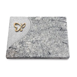 Grabtafel Viskont White Folio Papillon (Bronze)