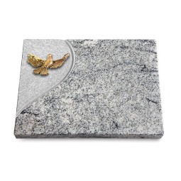 Grabtafel Viskont White Folio Taube (Bronze)