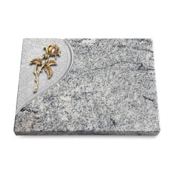 Grabtafel Viskont White Folio Rose 2 (Bronze)