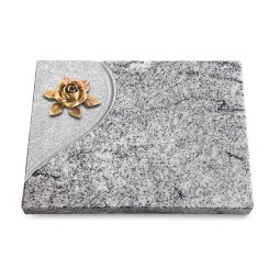 Grabtafel Viskont White Folio Rose 4 (Bronze)
