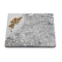 Grabtafel Viskont White Folio Rose 5 (Bronze)