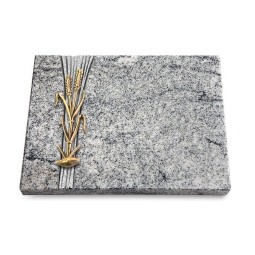 Grabtafel Viskont White Strikt Ähren 2 (Bronze)