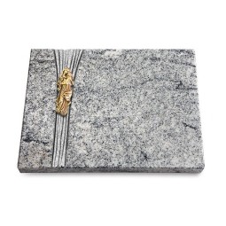 Grabtafel Viskont White Strikt Maria (Bronze)