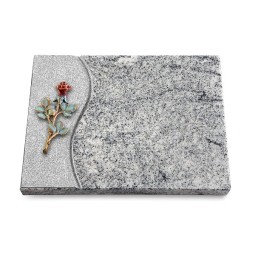 Grabtafel Viskont White Wave Rose 7 (Color)