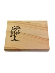 Grabtafel Woodland Pure Baum 1