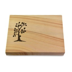Grabtafel Woodland Pure Baum 1