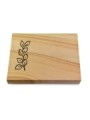 Grabtafel Woodland Pure Blätter