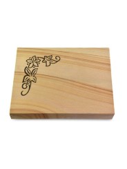 Grabtafel Woodland Pure Blume 1