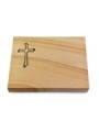 Grabtafel Woodland Pure Kreuz 1