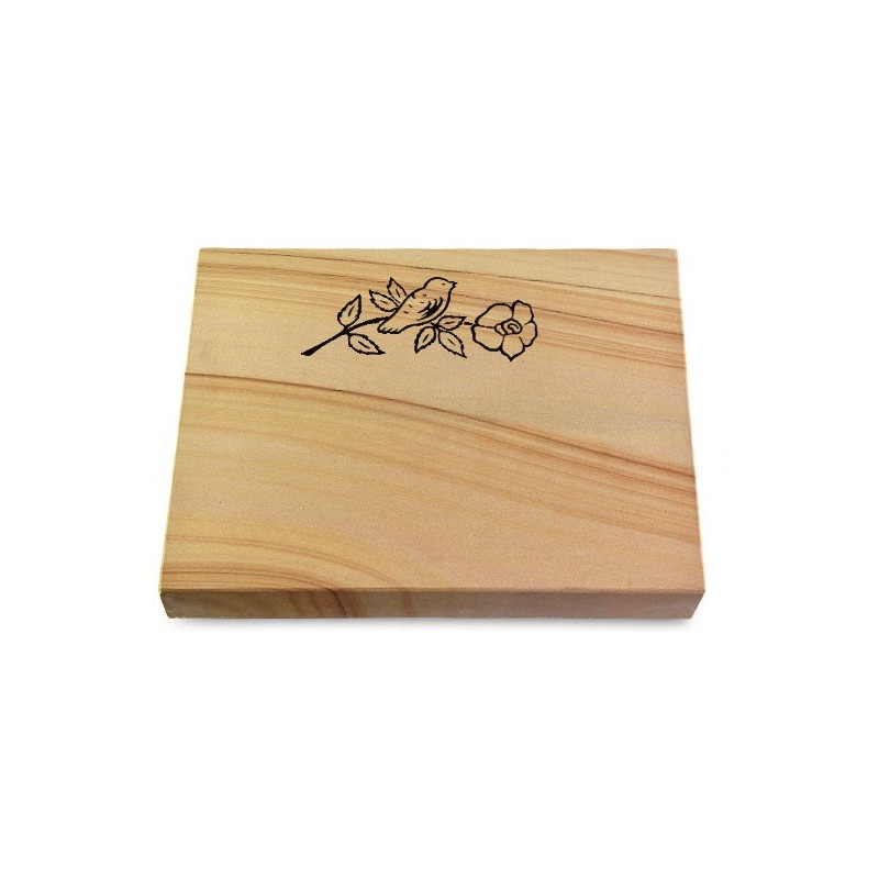 Grabtafel Woodland Pure Rose 1