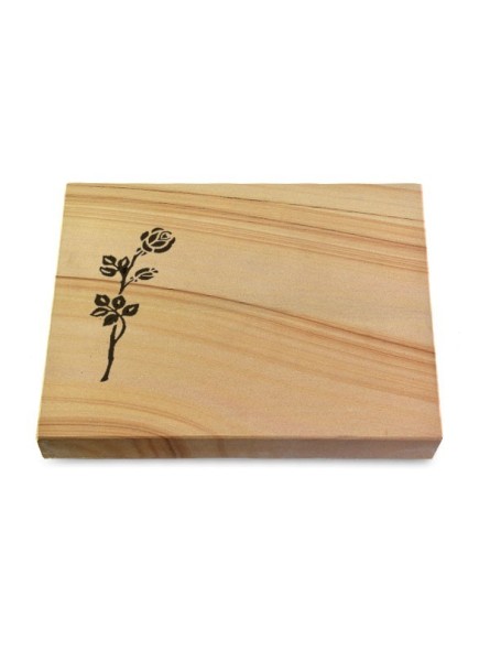 Grabtafel Woodland Pure Rose 2
