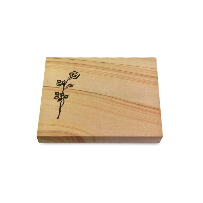 Grabtafel Woodland Pure Rose 2