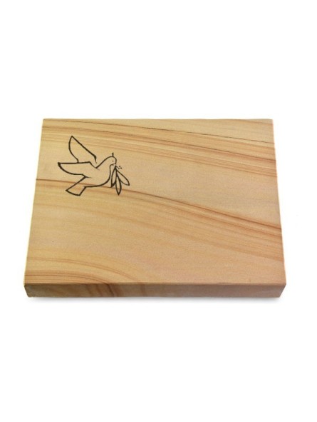 Grabtafel Woodland Pure Taube 1