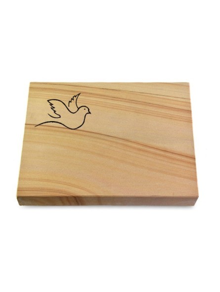 Grabtafel Woodland Pure Taube 2