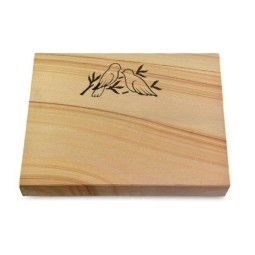 Grabtafel Woodland Pure Vögel