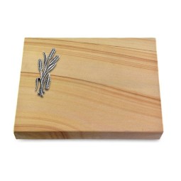 Grabtafel Woodland Pure Ähren 1 (Alu)