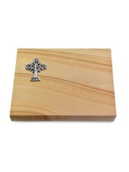 Grabtafel Woodland Pure Baum 2 (Alu)