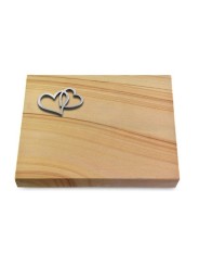 Grabtafel Woodland Pure Herzen (Alu)