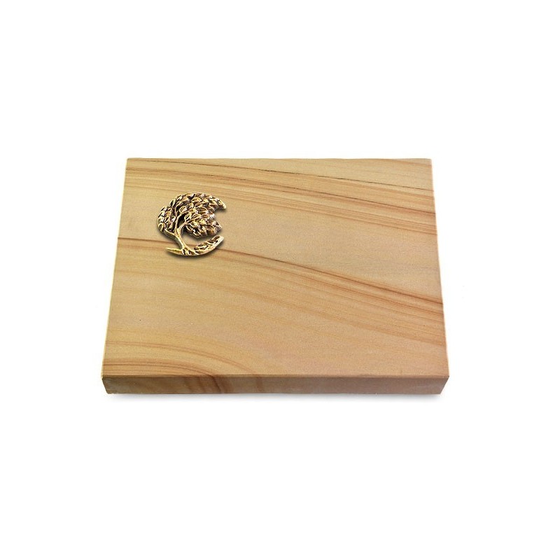 Grabtafel Woodland Pure Baum 1 (Bronze)