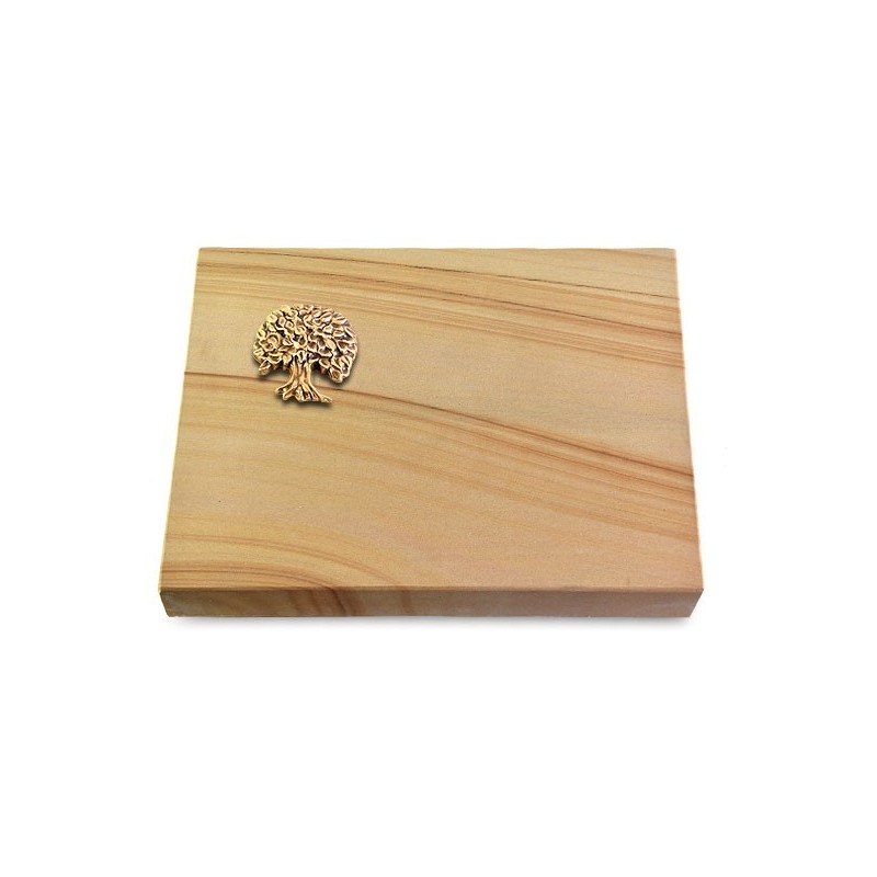 Grabtafel Woodland Pure Baum 3 (Bronze)