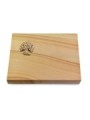 Grabtafel Woodland Pure Baum 3 (Bronze)