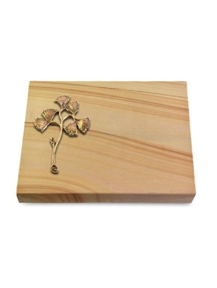 Grabtafel Woodland Pure Gingozweig 1 (Bronze)