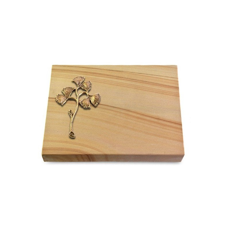 Grabtafel Woodland Pure Gingozweig 1 (Bronze)